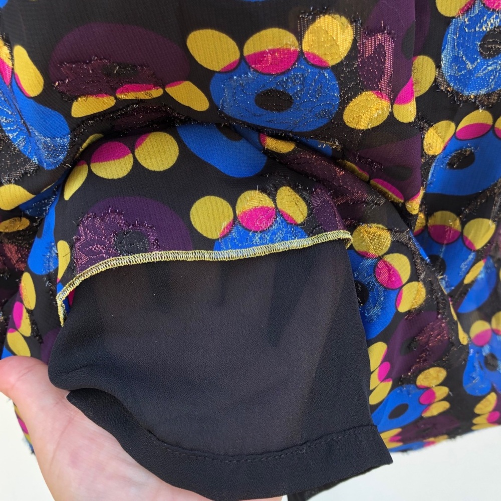Anna Sui for Target Metallic Circles Shift Dress - Picture 8 of 10